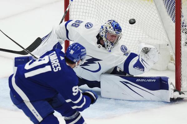 Maple Leafs rally, top Lightning in OT for 3-1 series lead