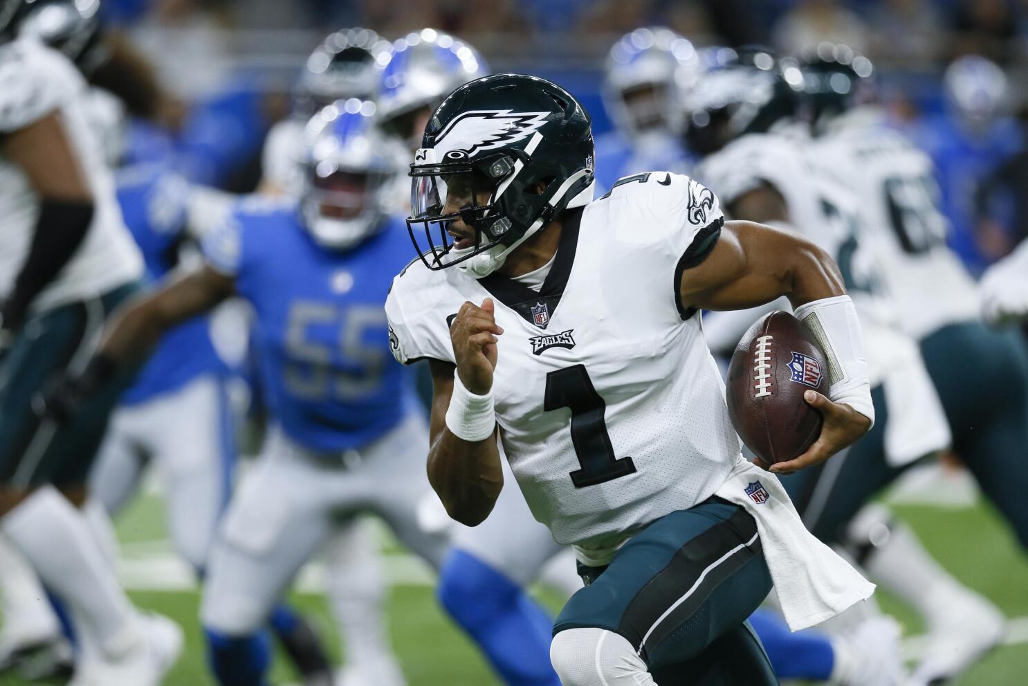 Jalen Hurts, Eagles too much for Lions in opener 38-35