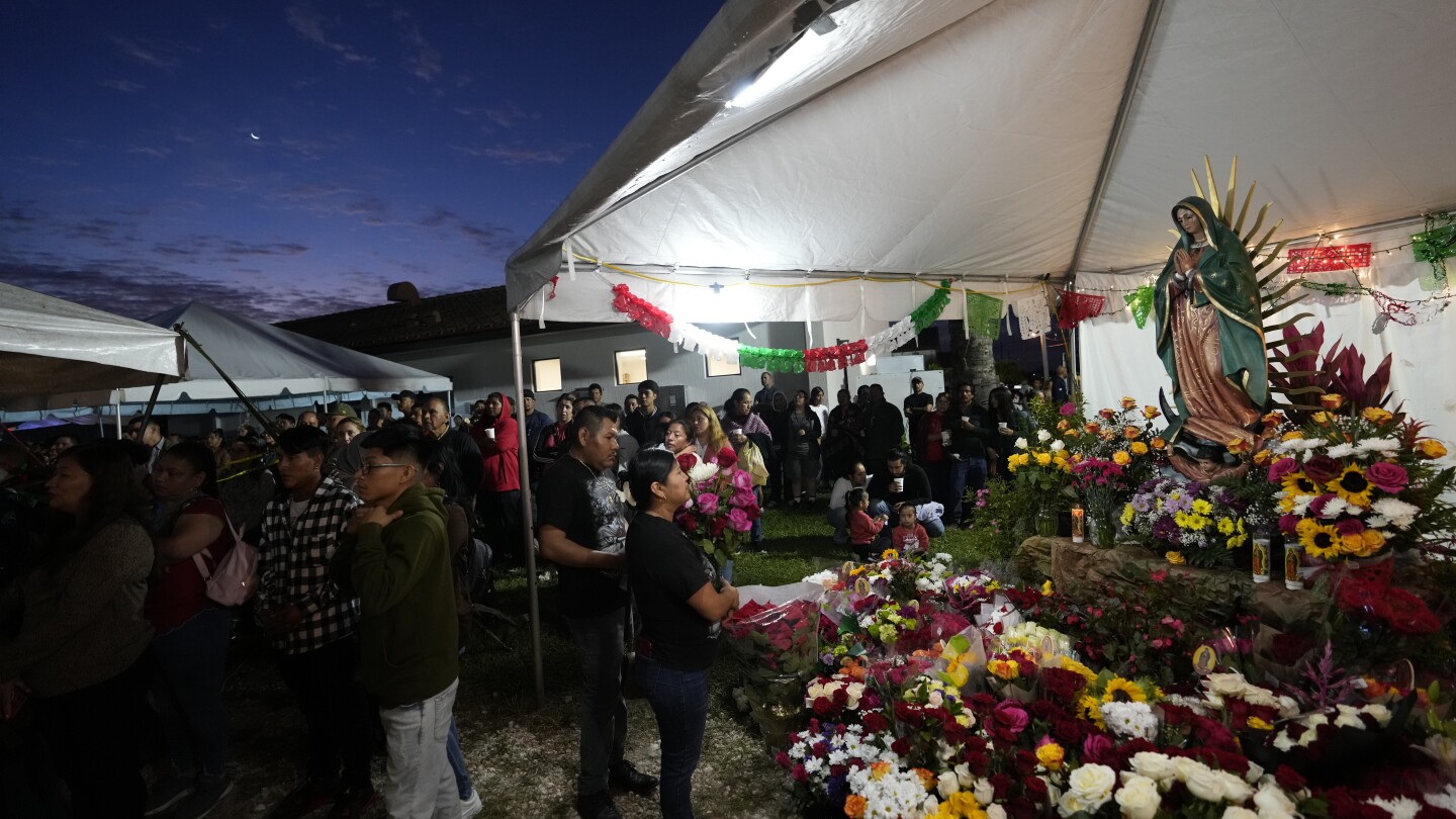 В земеделските земи във Флорида празнува празник на Гуадалупе, поддържа 60-годишна мисия за работници мигранти