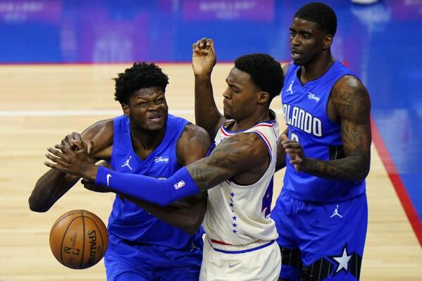 Maxey leads 76ers past Magic 128-117 in meaningless finale