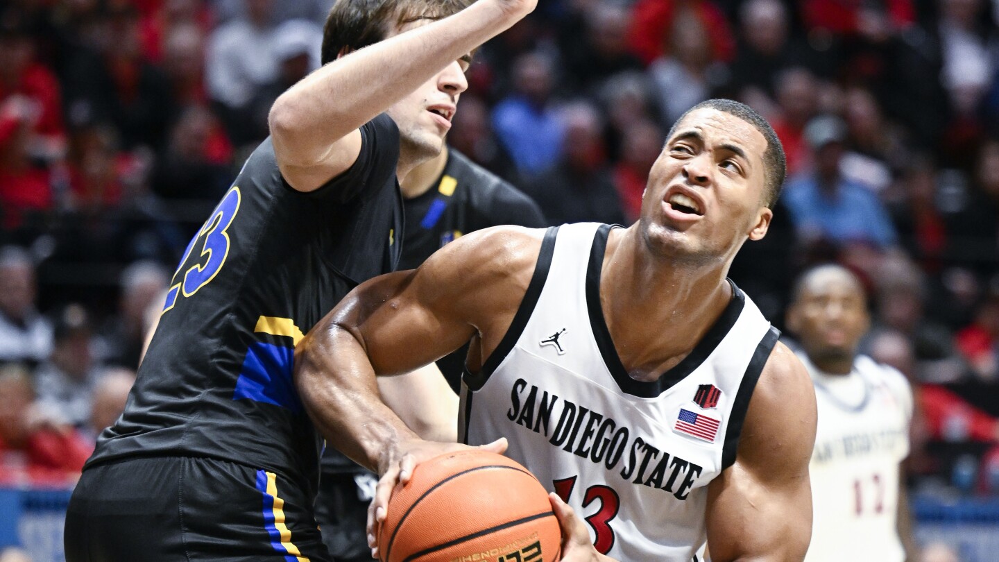 Jaedon LeDee Scores 27 Points to Lead No. 20 San Diego State Past San Jose State in Mountain West Conference Clash