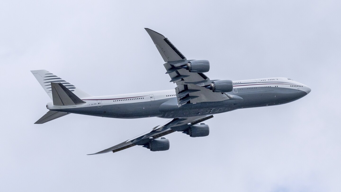 Departamento de Defensa acepta Boeing 747 de Qatar para uso de Trump