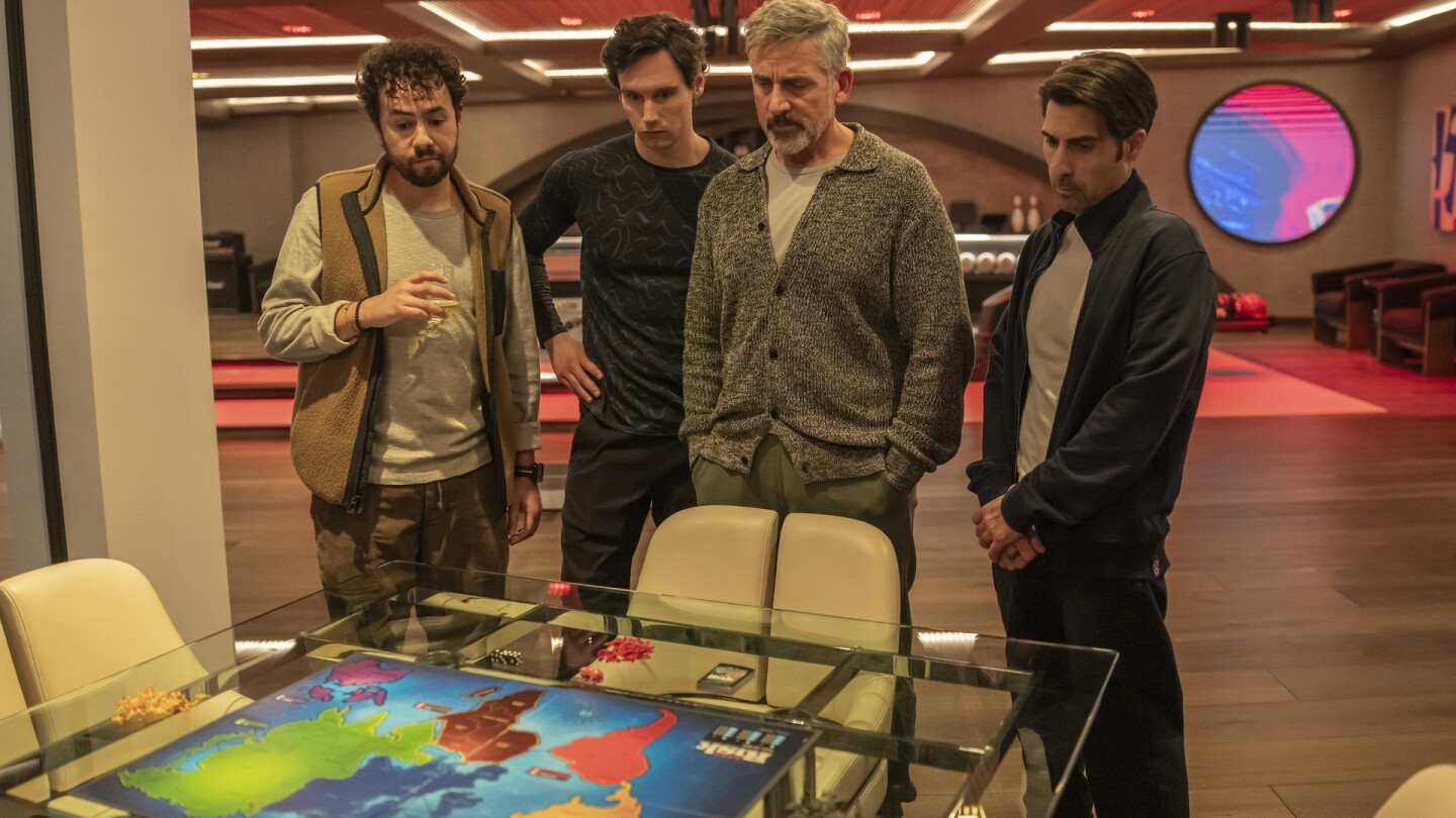 Movie Review: A tech bro-pocalypse in Jesse Armstrong's 'Mountainhead'