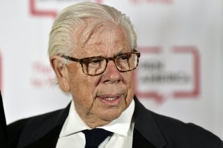 FILE - Journalist Carl Bernstein attends the 2018 PEN Literary Gala in New York on May 22, 2018. Bernstein took to Twitter to specifically ‘out’ 21 Republican senators that he says have privately expressed contempt for President Donald Trump. It was an unusual form of reporting for Bernstein, who with former partner Bob Woodward broke stories that led to the resignation of former President Richard Nixon. (Photo by Evan Agostini/Invision/AP, File)