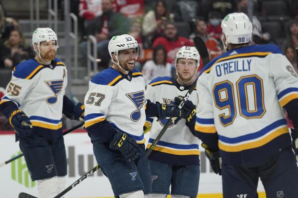 Erne snaps tie, Red Wings beat Blues 4-2 to stop 4-game skid - The