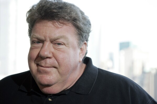 Actor George Wendt posing for a portrait in New York, Oct. 20, 2009. (AP Photo/Jeff Christensen, file)