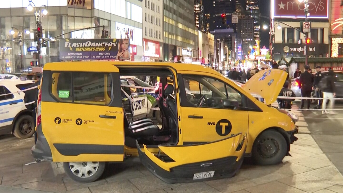 NYC Taxi Jumps Curb on Christmas, Injuring Six Pedestrians: Driver's Medical Episode Suspected