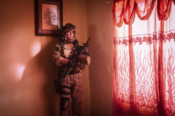 This image released by A24 shows Kit Connor in a scene from 