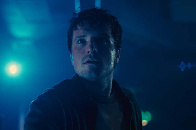This image released by Universal Pictures shows Josh Hutcherson in a scene from "Five Nights at Freddy's." (Universal Pictures via AP)