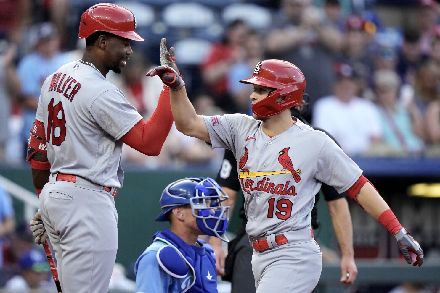Tommy Edman's 2 homers power the Cardinals to a 5-4 win over the Royals
