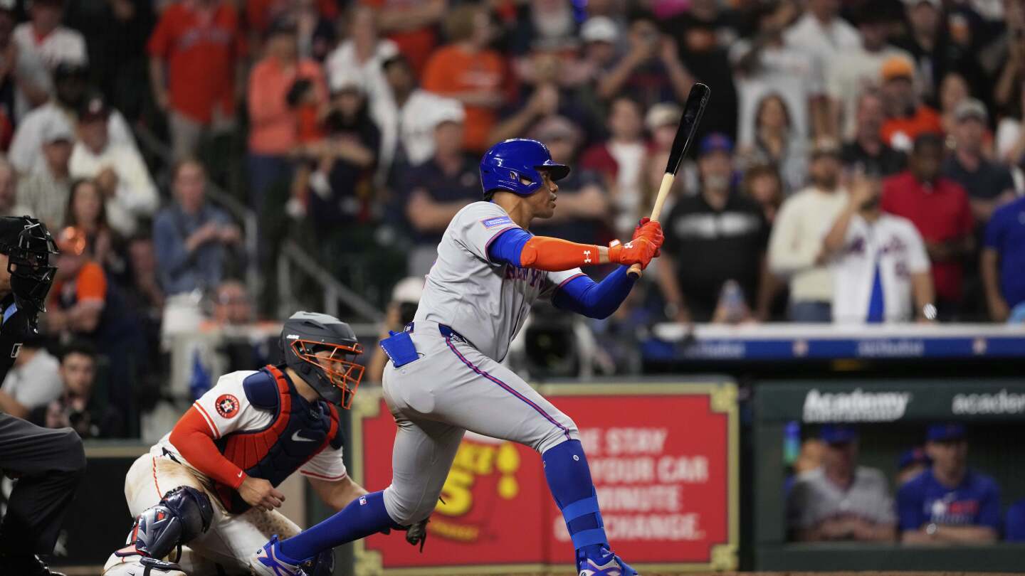 Hader secures second save in Astros' 3-1 win over Mets