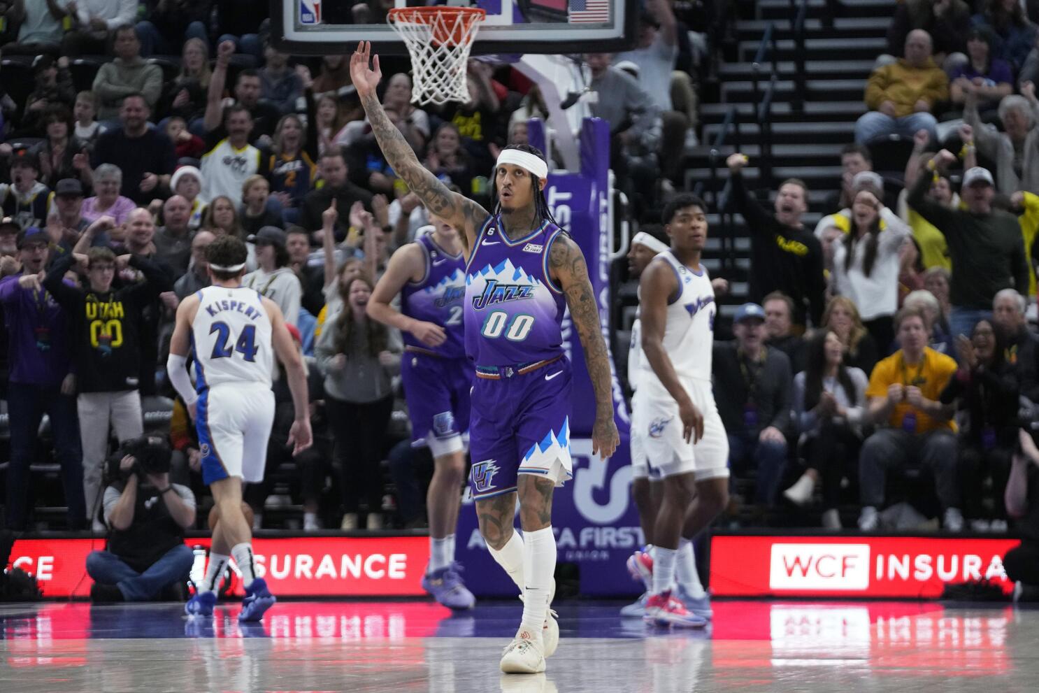NBA: Jazz claw their way back into series against Lakers - Taipei Times
