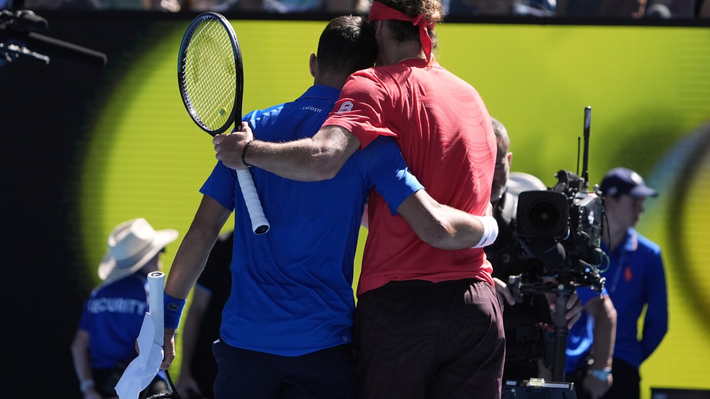 Injured Djokovic quits mid-match and walks off to boos, putting Zverev in the Australian Open final