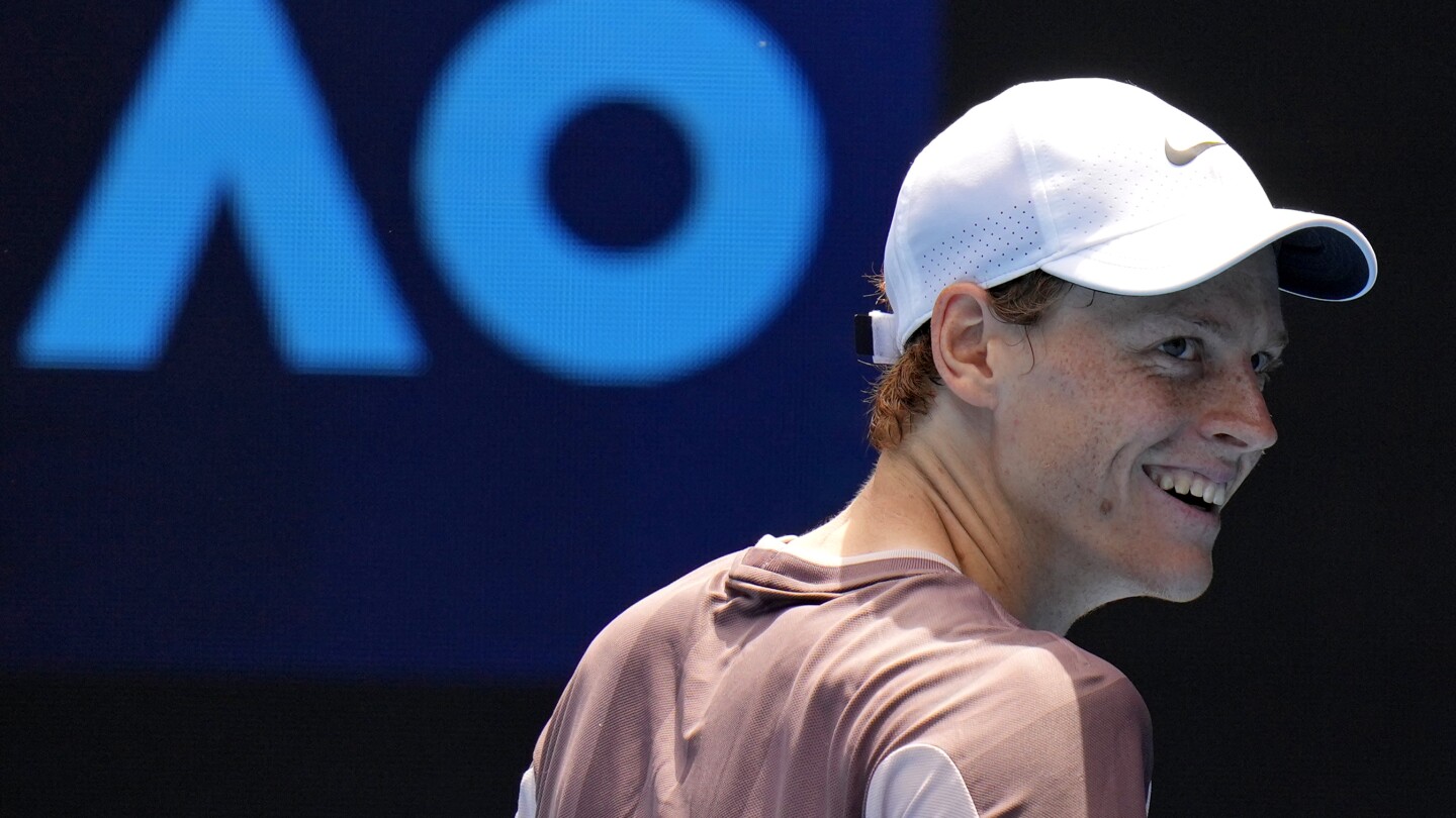 La stella italiana della Coppa Davis Sinner ha aperto la sua stagione 2024 con una vittoria al primo turno agli Australian Open.