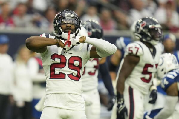 HOUSTON, TX - SEPTEMBER 11: Indianapolis Colts running back Jonathan Taylor  (28) carries the ball in the second quarter during the NFL game between the Indianapolis  Colts and Houston Texans on September