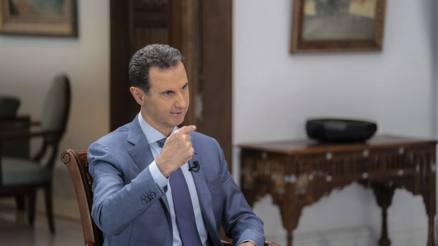Assad blames Erdogan for violence in Syria and insists on a pullout of Turkish troops