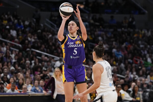 Sparks spot Aces first 14 points before rallying for 96-92 victory over  two-time defending champions | AP News