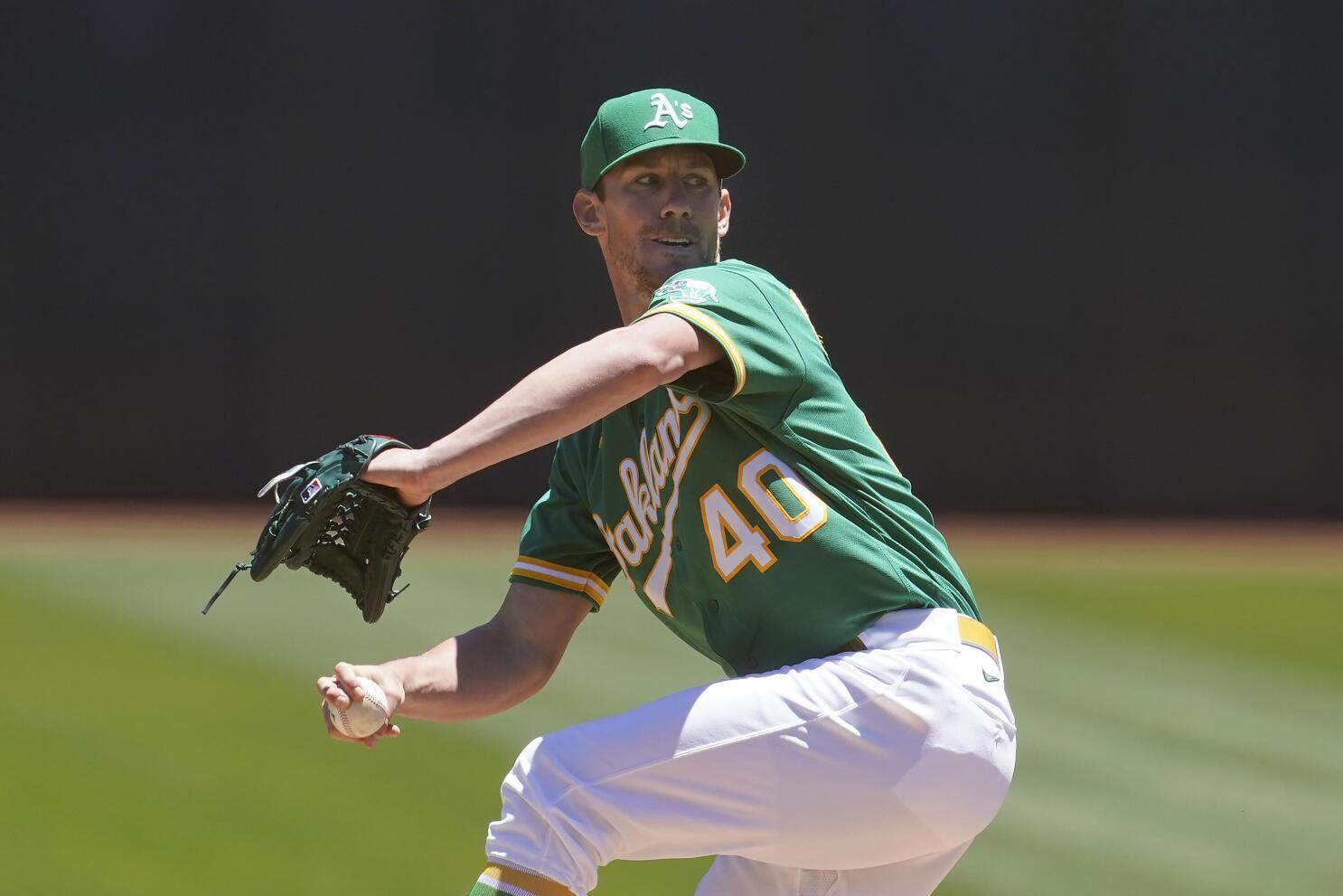 Scary situation here Oakland Athletics pitcher Chris Bassitt