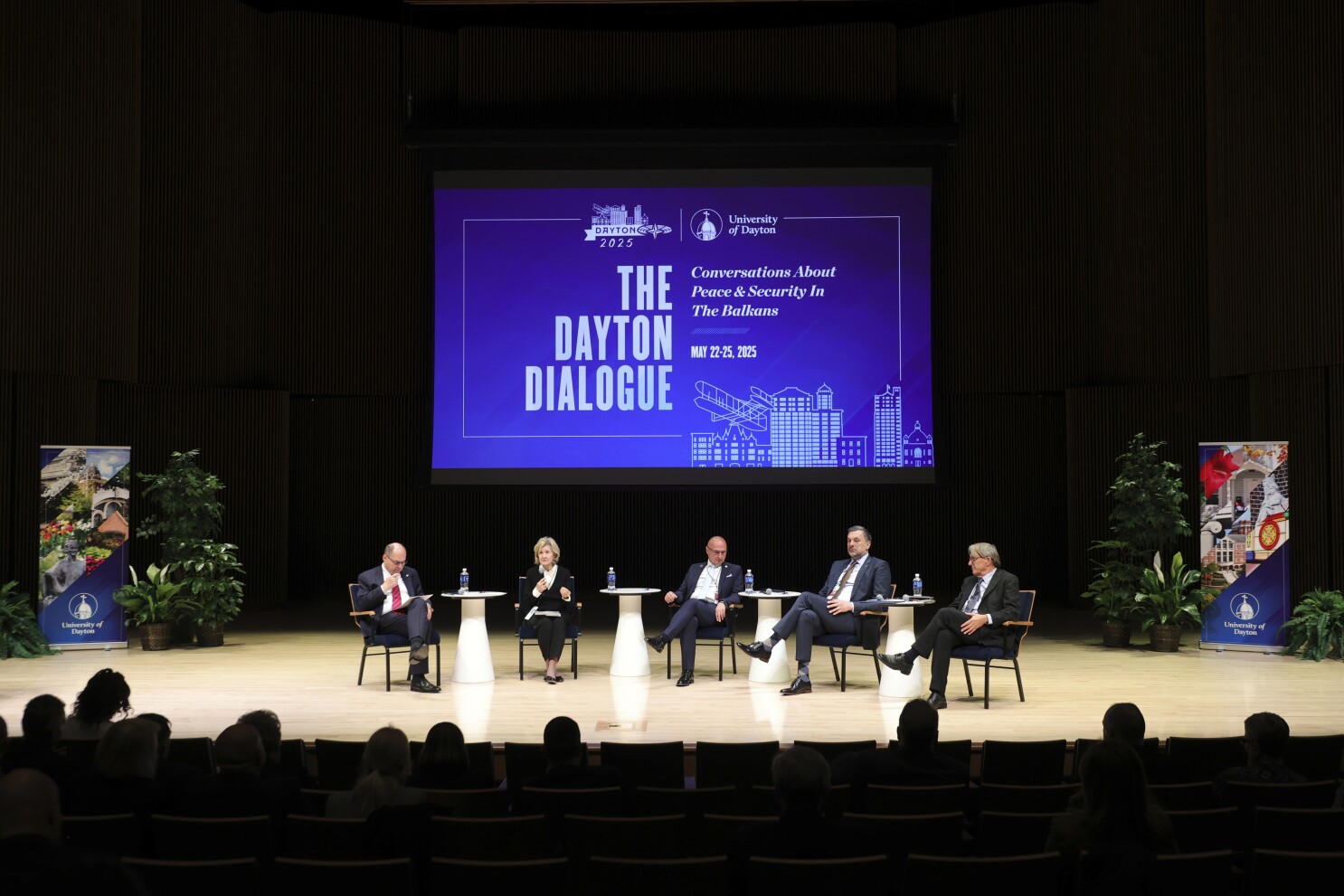 At commemoration of Dayton Peace Accords, NATO leader urges military spending to counter Russia