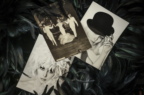 Cabaret photographs of Bambi in her performing heydays. (AP Photo/Thomas Padilla)