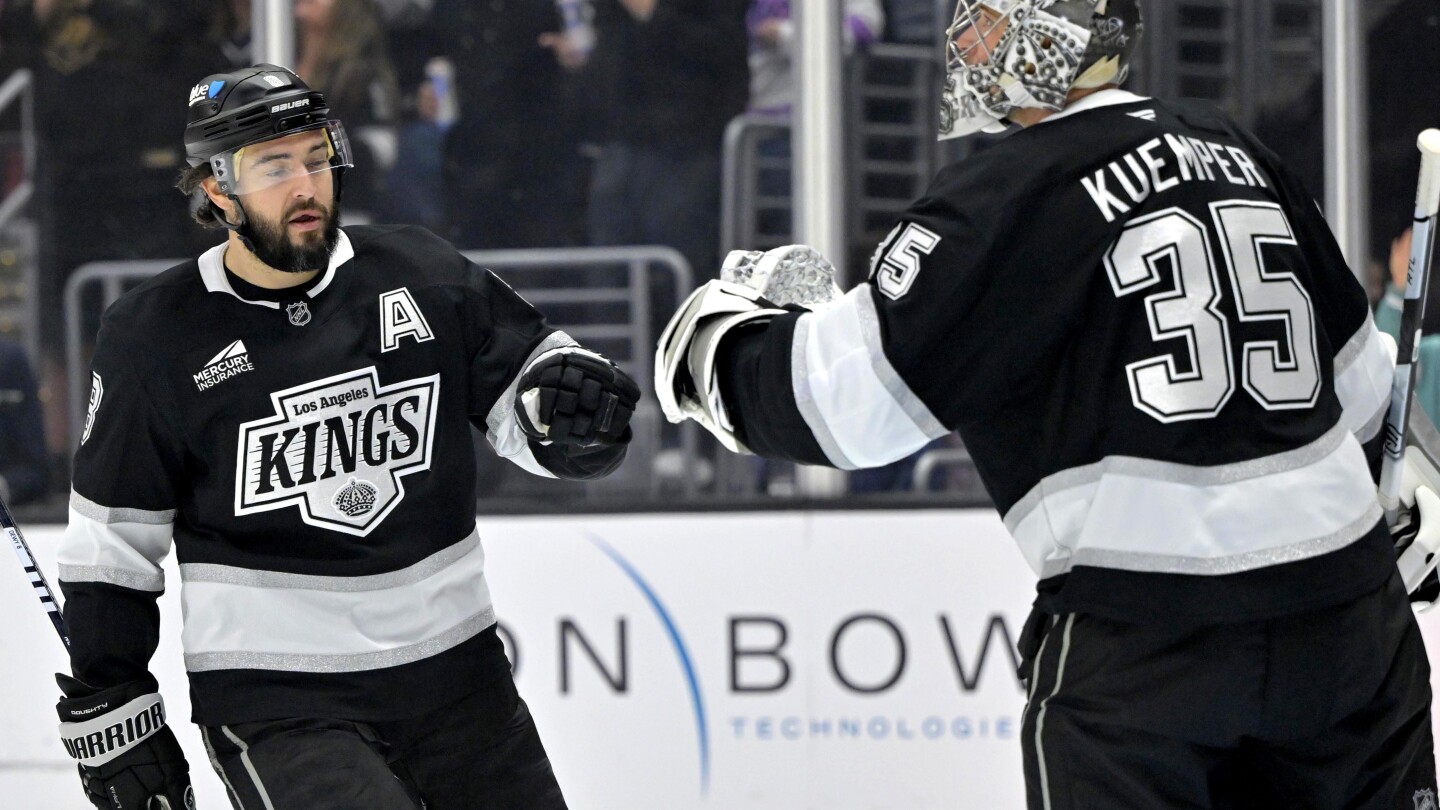 Drew Doughty leads Kings past Utah 5-3