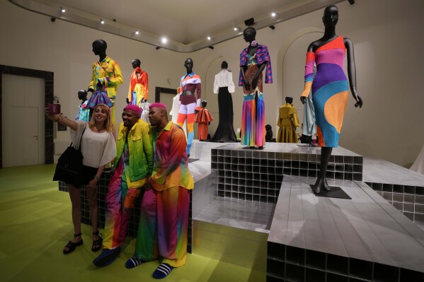 MILAN (AP) — Milan designers continue to blur the lines between female