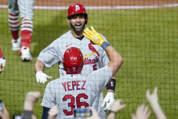 Albert Pujols hits 694th career home run, breaks Barry Bonds' record for  most pitchers victimized - The Boston Globe