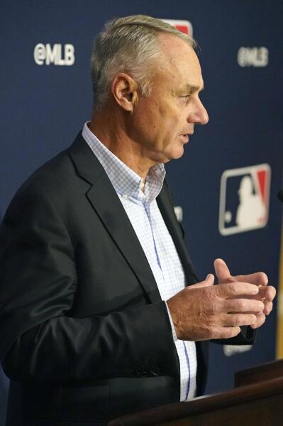 Rob Manfred says spring training remains on hold but MLB still