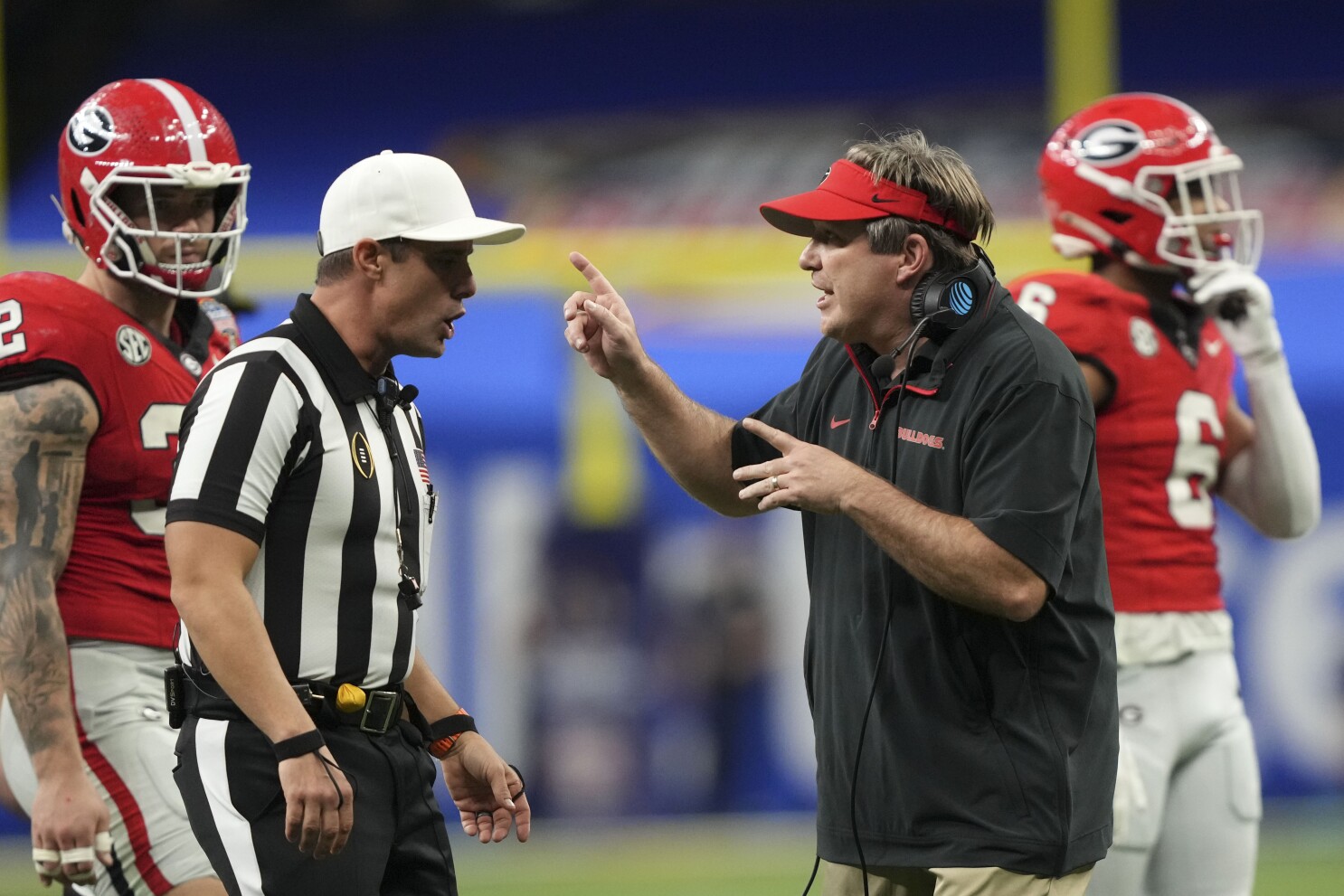 Georgia's Kirby Smart defends aggressive but ill-fated play calls in CFP loss to Notre Dame