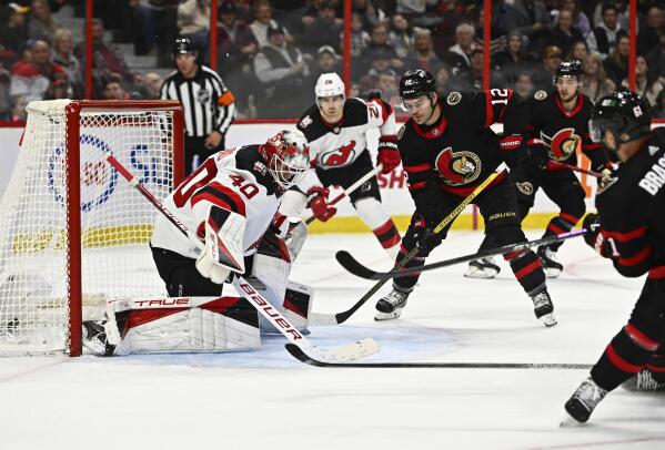 Goaltender Akira Schmid has New Jersey Devils back in series with