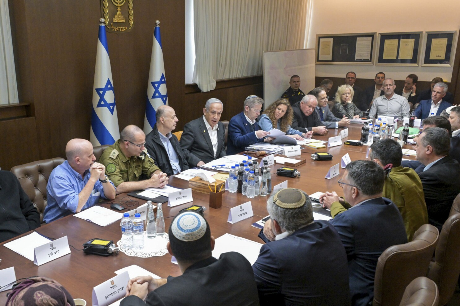 Israel's Cabinet approves a deal for a ceasefire in Gaza