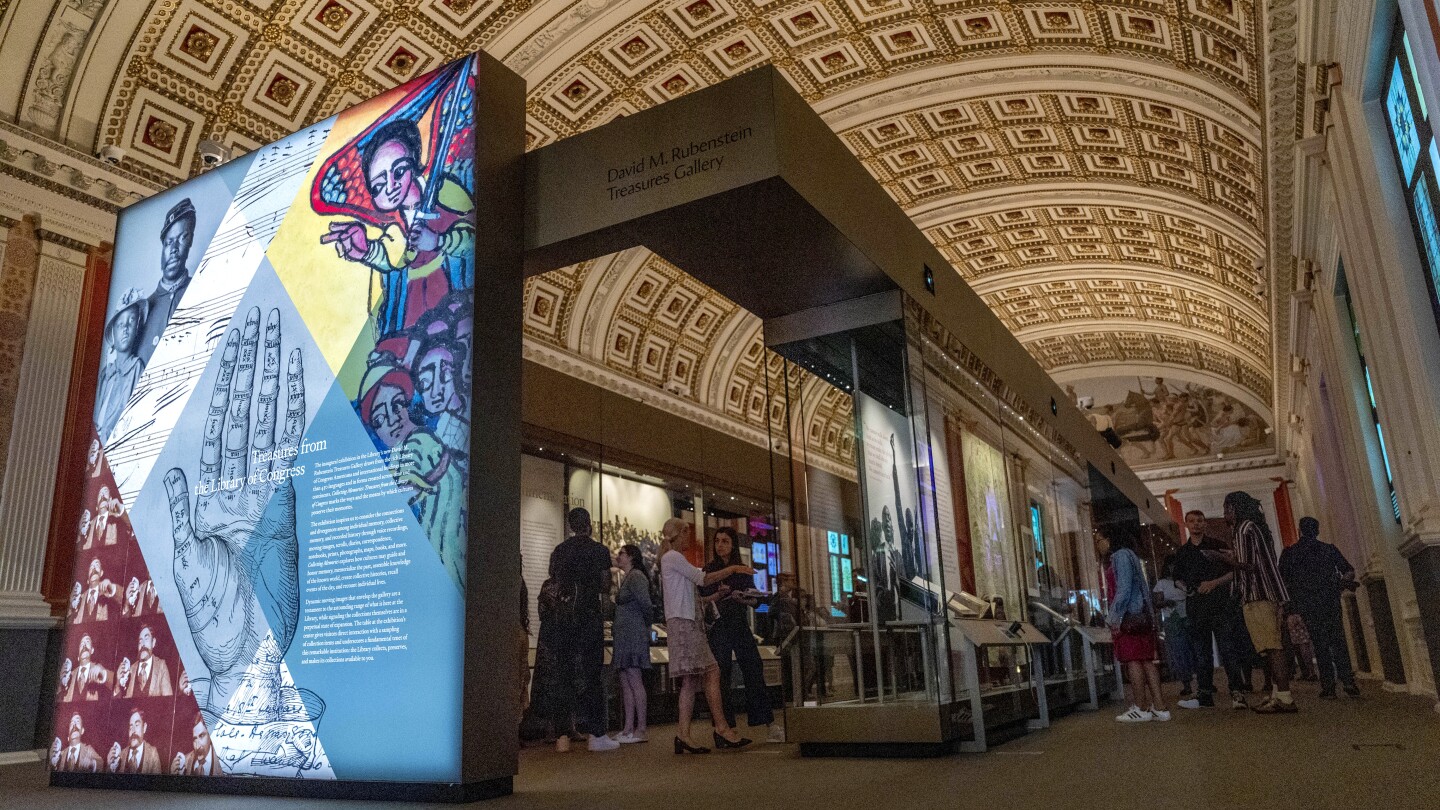 ВАШИНГТОН АП — Библиотеката на Конгреса разкрива еклектична нова изложба