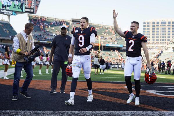 Burrow, Bengals hoping for more big things before bye