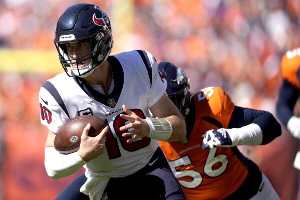 Russell Wilson leads sloppy Broncos past Texans 16-9