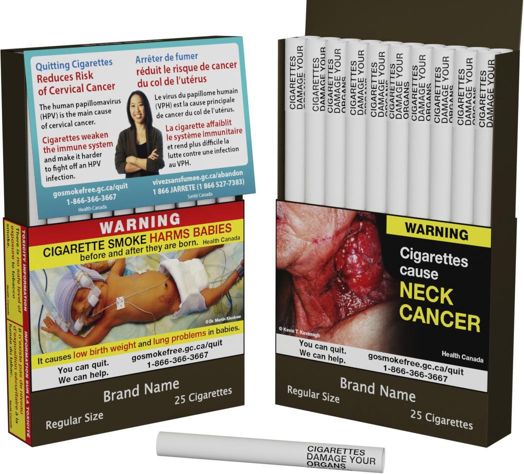 Tobacco warning labels around the world