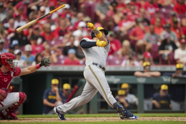 Brewers launch 4 home runs, rout Indians 10-3 Wisconsin News - Bally Sports