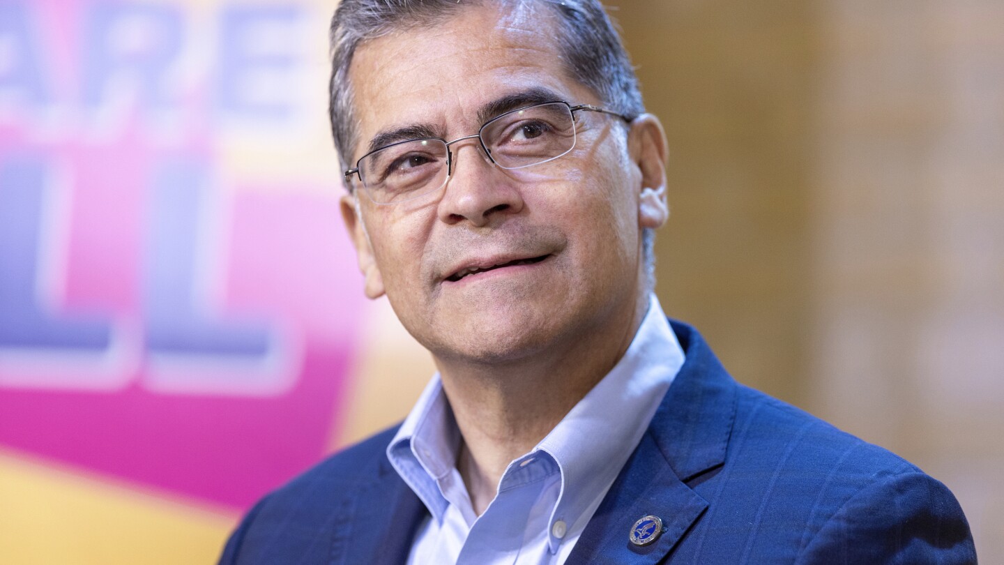 Biden's top health official, Xavier Becerra, enters the race to succeed California Gov. Gavin Newsom