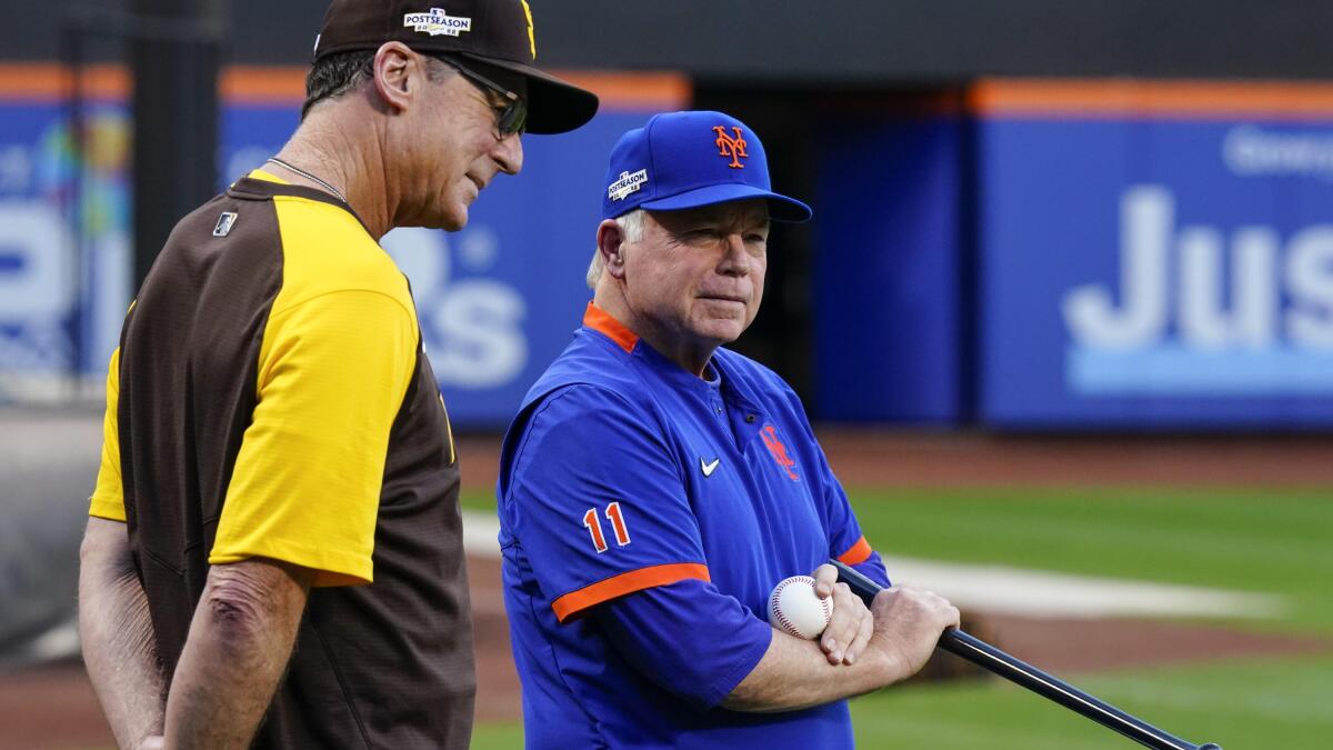 Buck Showalter and Bob Melvin Face Off in Mets-Padres Series - The New York  Times