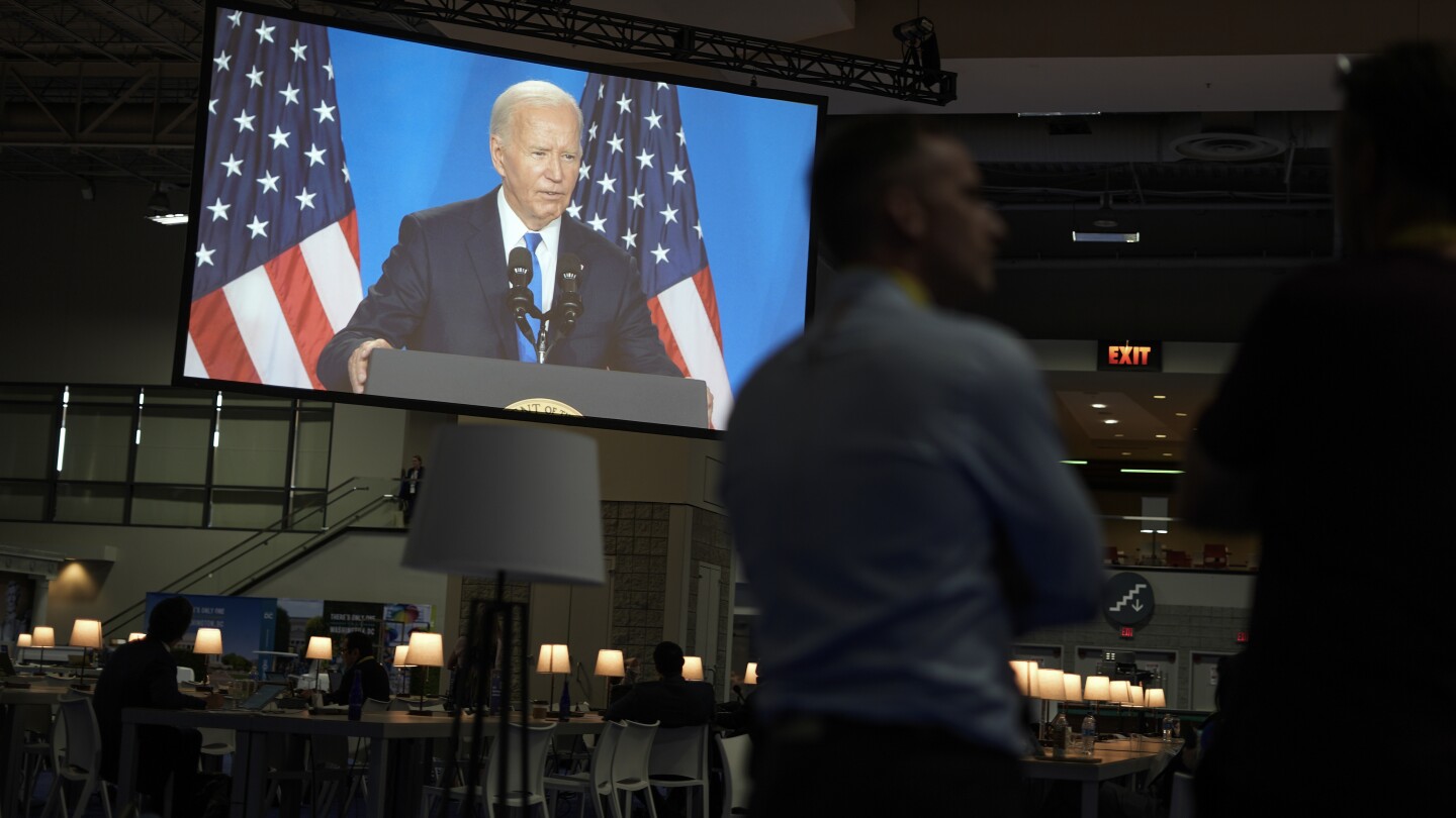 Here’s what happened in Biden’s solo news conference