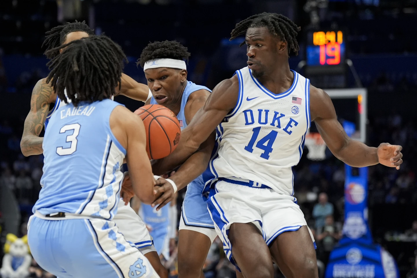 North Carolina storms back with fight but falls short against Duke