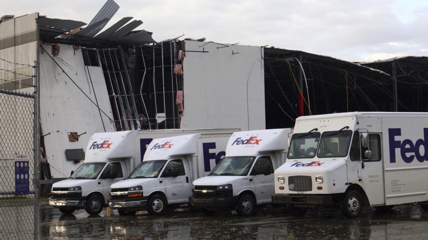 Severe Storms Tear Through Midwest, Including Tornadoes That Devastate FedEx Facility