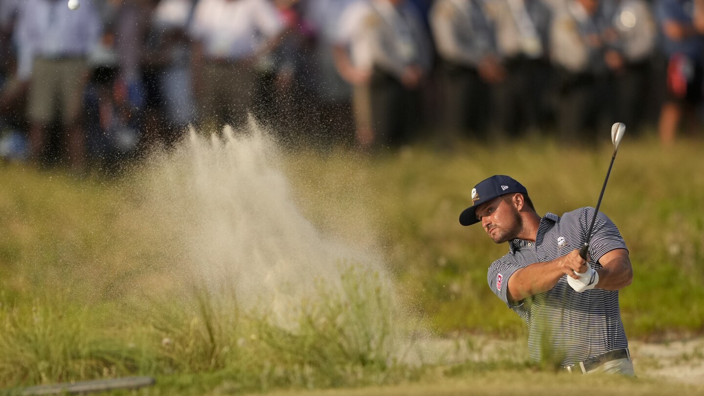 Bryson DeChambeau Debuts Custom LA Golf Irons At LIV Virginia Lead