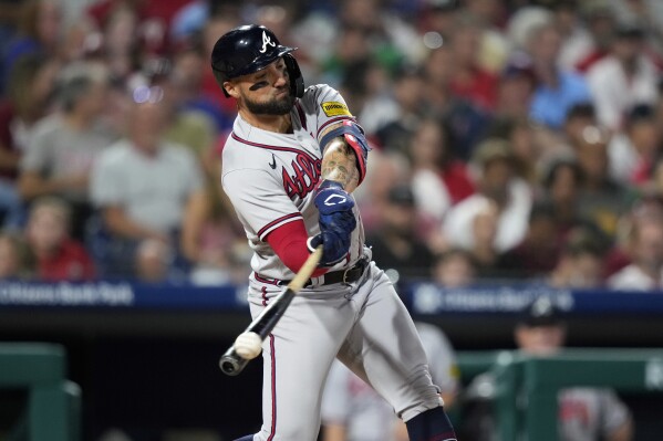 Atlanta Braves clinch 6th straight NL East title, beat Phillies 4-1 as  Strider gets 17th win - The San Diego Union-Tribune