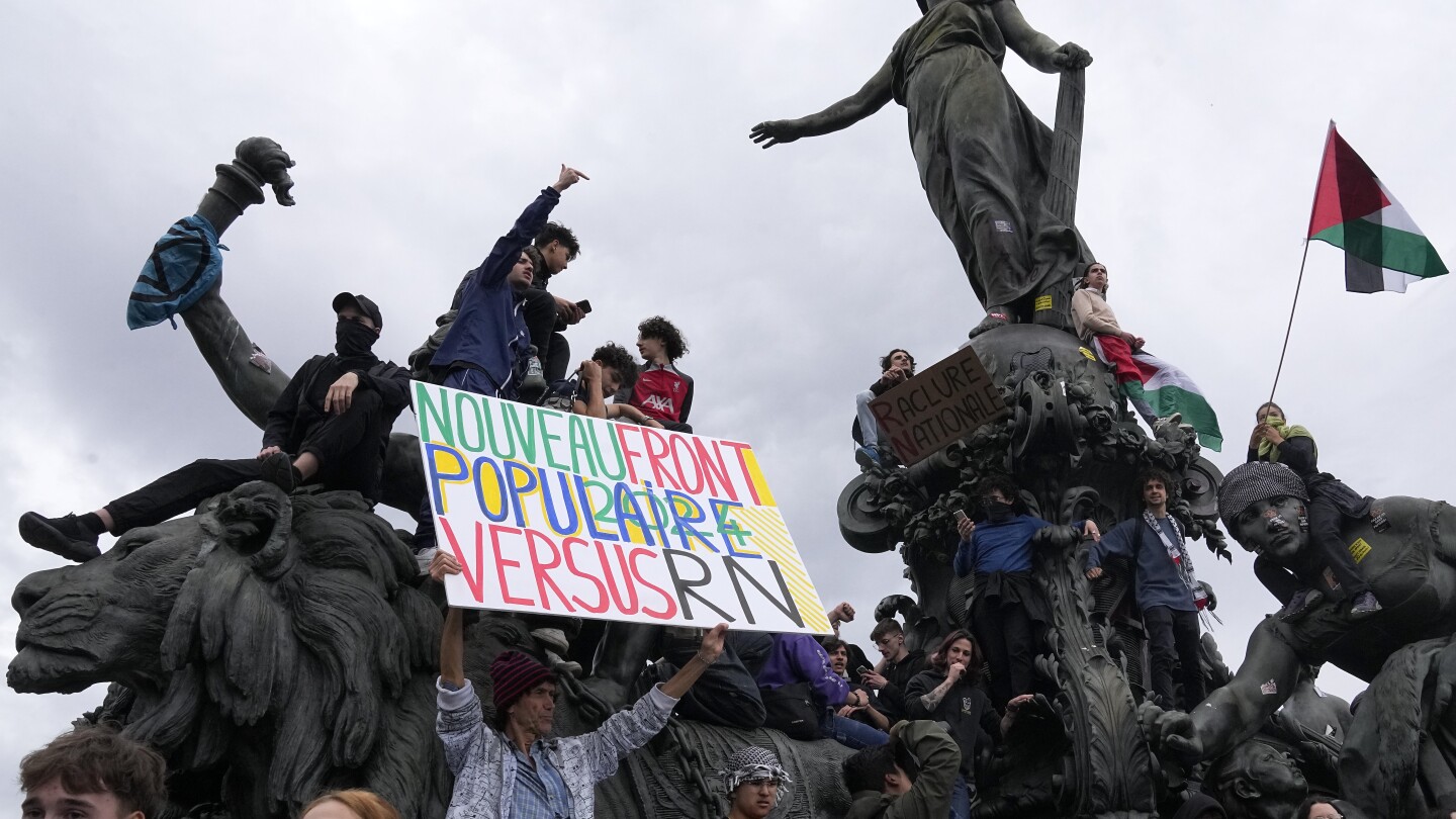 EU elections: French demonstrators stand up to the far right