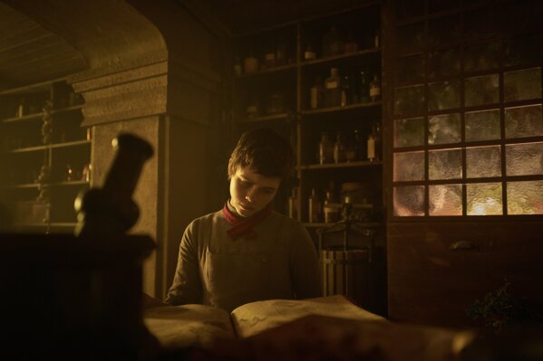 This image released by Orion Pictures shows Sophia Lillis in a scene from "Gretel & Hansel." (Orion Pictures via AP)