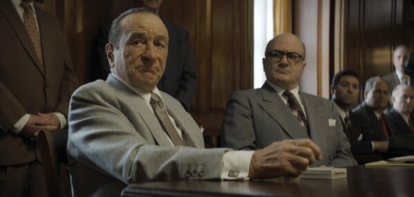 This image released by Warner Bros. Pictures shows Robert De Niro as Frank Costello in a scene from "The Alto Knights." (Warner Bros. Pictures via AP)