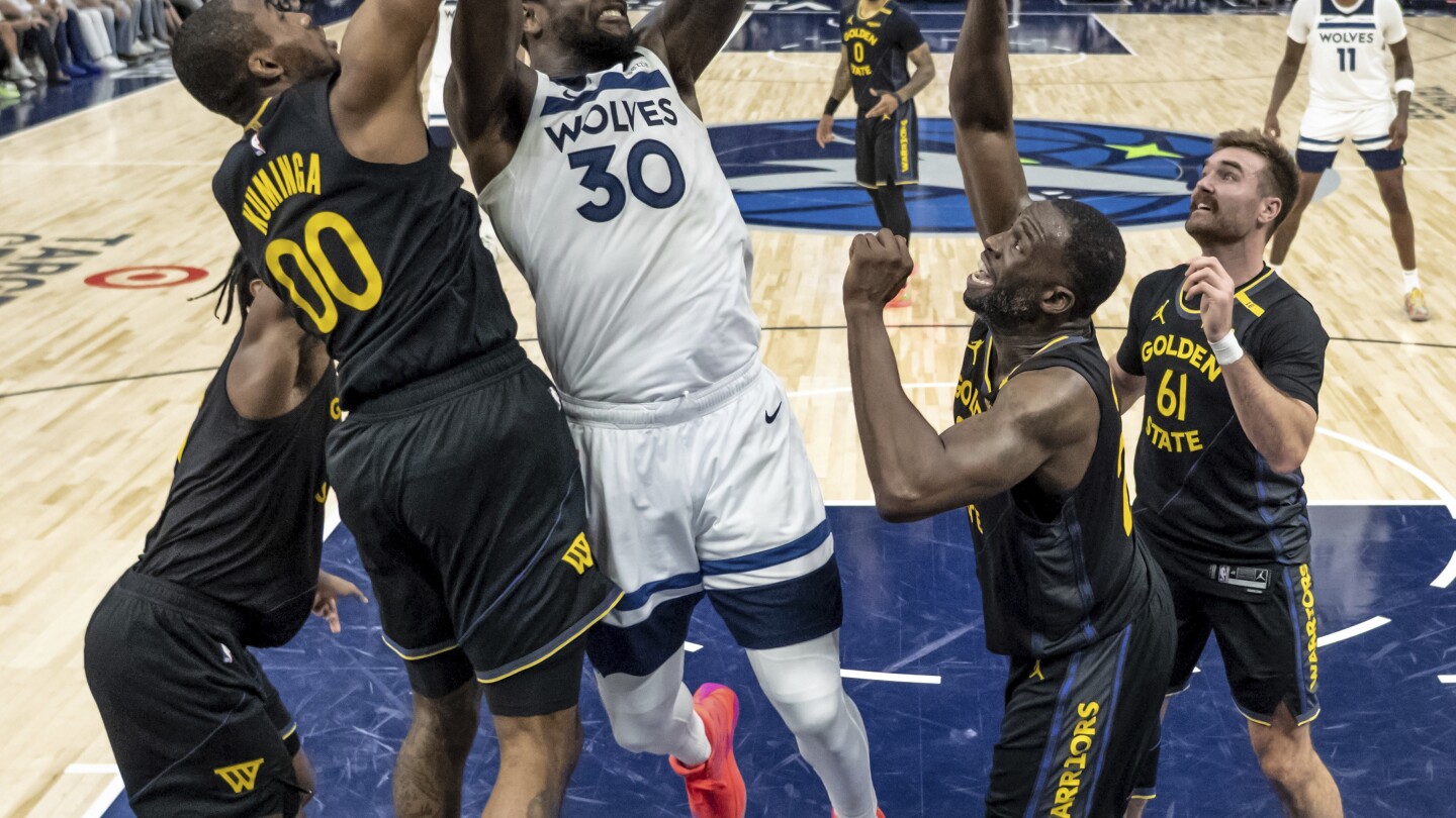 Серия T-Wolves TIE със 117-93 победа срещу Curry без Learriors зад 24 точки на Рандъл 