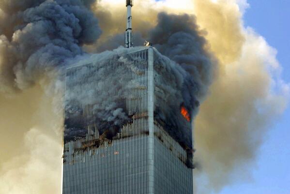 people jumping from world trade center holding hands