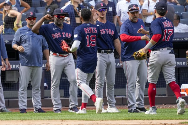 Urias becomes first Red Sox to hit grand slams on consecutive pitches,  Boston beats Yankees 8-1