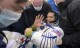 NASA astronaut Frank Rubio is helped out of the Soyuz MS-23 spacecraft just minutes after he and Russian cosmonauts Sergey Prokopyev and Dmitri Petelin, landed in a remote area near the town of Zhezkazgan, Kazakhstan on Wednesday, Sept. 27, 2023. The extended mission means that Rubio now holds the record for longest spaceflight by an American. (Bill Ingalls/NASA via AP)